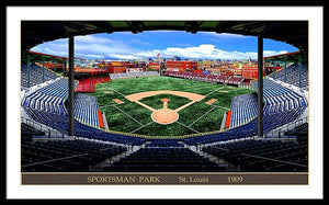 Sportsman Park 1909 - Framed Print