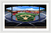 Load image into Gallery viewer, Sportsman Park 1909 - Framed Print
