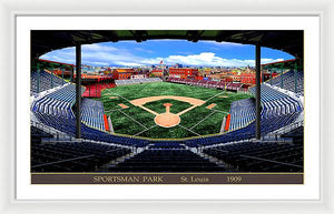 Sportsman Park 1909 - Framed Print