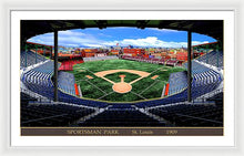 Load image into Gallery viewer, Sportsman Park 1909 - Framed Print
