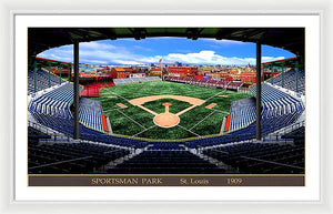 Sportsman Park 1909 - Framed Print