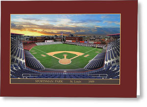 Sportsman Park 1909 - Greeting Card