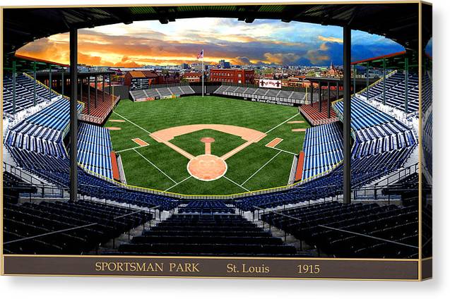 Sportsman Park 1915 - Canvas Print