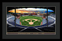 Load image into Gallery viewer, Sportsman Park 1915 - Framed Print
