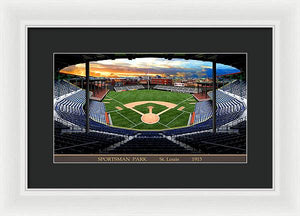 Sportsman Park 1915 - Framed Print