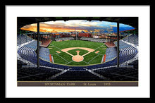 Load image into Gallery viewer, Sportsman Park 1915 - Framed Print
