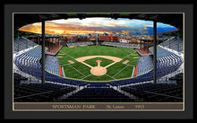 Load image into Gallery viewer, Sportsman Park 1915 - Framed Print
