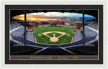 Load image into Gallery viewer, Sportsman Park 1915 - Framed Print
