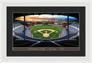 Sportsman Park 1915 - Framed Print