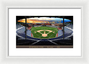 Sportsman Park 1915 - Framed Print