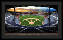 Load image into Gallery viewer, Sportsman Park 1915 - Framed Print
