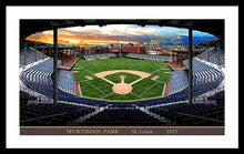 Load image into Gallery viewer, Sportsman Park 1915 - Framed Print
