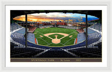 Load image into Gallery viewer, Sportsman Park 1915 - Framed Print
