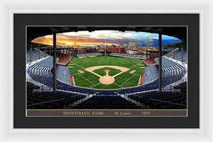 Sportsman Park 1915 - Framed Print