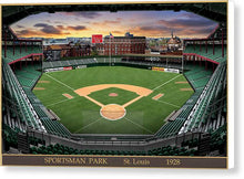 Load image into Gallery viewer, Sportsman Park 1928 - Canvas Print
