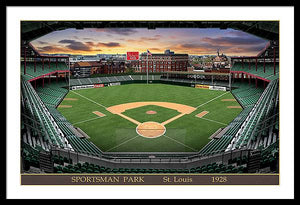 Sportsman Park 1928 - Framed Print