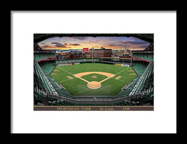 Sportsman Park 1928 - Framed Print