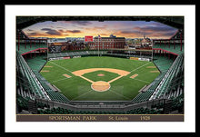 Load image into Gallery viewer, Sportsman Park 1928 - Framed Print
