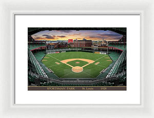 Sportsman Park 1928 - Framed Print