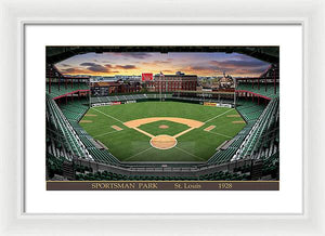 Sportsman Park 1928 - Framed Print