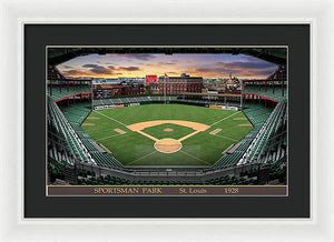 Sportsman Park 1928 - Framed Print