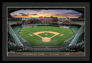 Sportsman Park 1928 - Framed Print