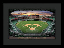 Load image into Gallery viewer, Sportsman Park 1928 - Framed Print
