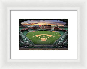 Sportsman Park 1928 - Framed Print