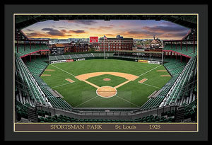 Sportsman Park 1928 - Framed Print