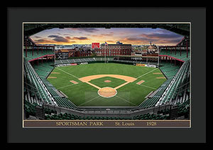 Sportsman Park 1928 - Framed Print