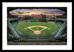 Sportsman Park 1928 - Framed Print