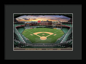 Sportsman Park 1928 - Framed Print