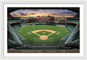 Sportsman Park 1928 - Framed Print