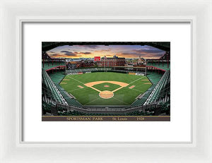 Sportsman Park 1928 - Framed Print