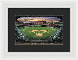 Sportsman Park 1928 - Framed Print