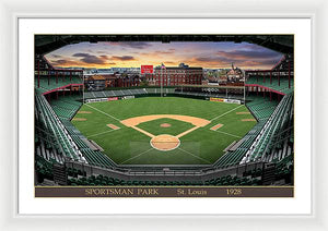 Sportsman Park 1928 - Framed Print