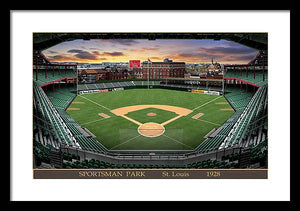 Sportsman Park 1928 - Framed Print