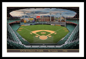 Sportsman Park 1946 - Framed Print