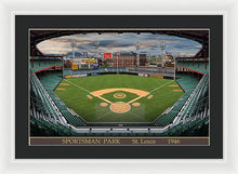 Load image into Gallery viewer, Sportsman Park 1946 - Framed Print
