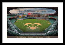 Load image into Gallery viewer, Sportsman Park 1946 - Framed Print
