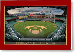 Sportsman Park 1946 - Greeting Card