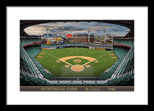 Load image into Gallery viewer, Sportsman Park 1946 - Framed Print
