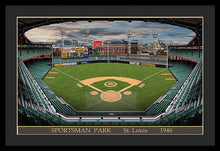 Load image into Gallery viewer, Sportsman Park 1946 - Framed Print
