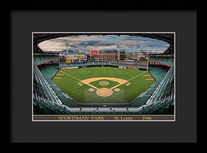 Sportsman Park 1946 - Framed Print