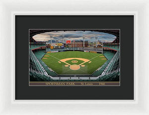 Sportsman Park 1946 - Framed Print