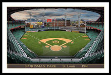 Load image into Gallery viewer, Sportsman Park 1946 - Framed Print
