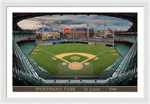 Load image into Gallery viewer, Sportsman Park 1946 - Framed Print
