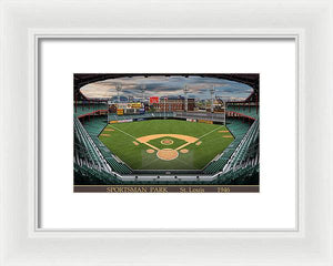 Sportsman Park 1946 - Framed Print