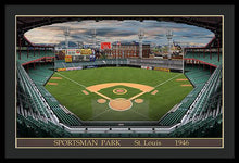 Load image into Gallery viewer, Sportsman Park 1946 - Framed Print
