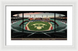 Sportsman Park 1951 - Framed Print